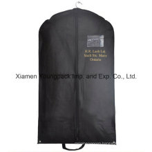 Promotional Black Non-Woven PP Clothes Cover Garment Bag